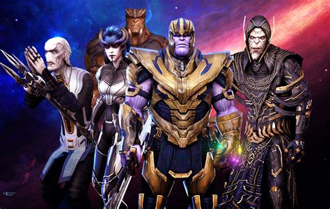 Artstation Thanos And The Black Order