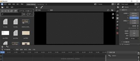 Blender怎么导入视频认识blender视频编辑方法blender教程cg教程 摩尔网cgmol