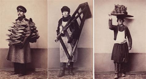 Historical Studio Portraits Of Russian Working Class People From The