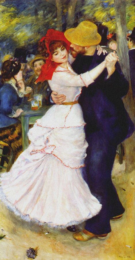Dance At Bougival 1883 Painting By Auguste Renoir