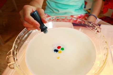 The Awesome Rainbow Milk Science Experiment Milk Science Experiment