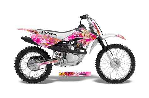 I'm here to talk about dirt bikes.i own an 80 honda! Honda CRF80 Dirt Bike Graphics: Motorhead Mandy - Pink MX ...