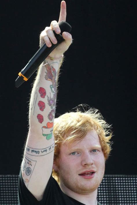 Youll Love The Shape Of Ed Sheerans Tattoos Once You Read The Stories