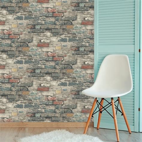 RoomMates Brick Alley Peel & Stick Wallpaper - Walmart.com | Peel and stick wallpaper, Brick ...