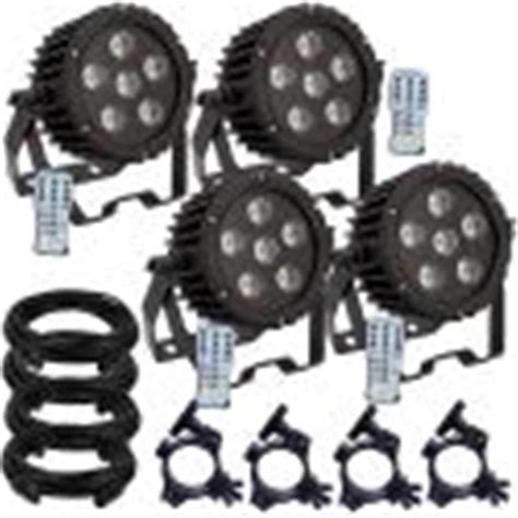 epsilon trimpar 6vr rgbwa light 4 pack with cables and clamps pssl prosound and stage lighting