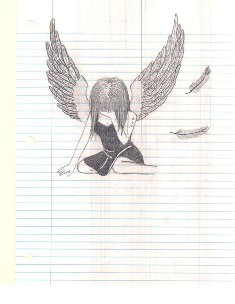 Best anime drawings sad drawings anime sketch art drawings sketches angel drawing drawing base manga poses anime base poses references. my crying angel by KIDD-KUN on DeviantArt