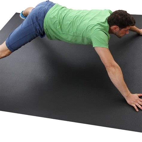 Square36 Large Exercise Mat 8x6 For At Home Intense Cardio Workouts