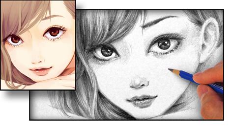 How To Draw An Anime Face Youtube