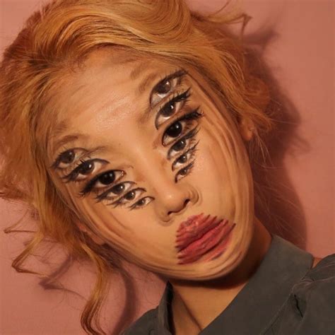 Illusion Makeup Tricks Put A Unique Spin On Optical Illusion Art