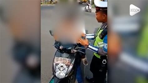 Viral Bocah Smp Nangis Ditilang Polisi Vidio