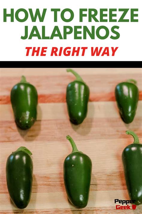 How To Freeze Jalapeño Peppers A Simple Guide