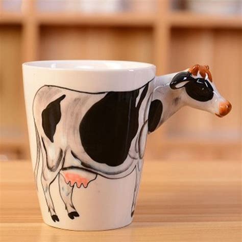 Hand Painted 3d Animal Mug Animal Mugs Mugs Coffee Lover Cup