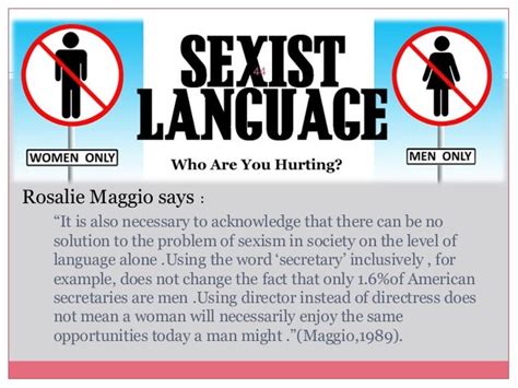 Influence Of Sex And Age On Language Use