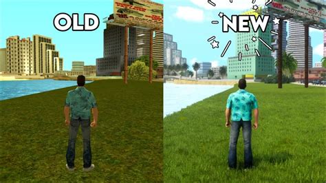 Gta Vice City Old Vs New Transformation Video Youtube