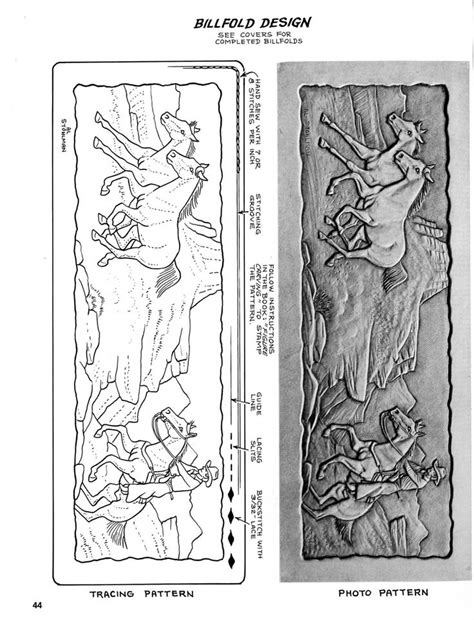 Craftaid reusable leather templates are the easiest way to transfer leather craft patterns onto tooling leather. Leather Wallet Carving Patterns | SEMA Data Co-op