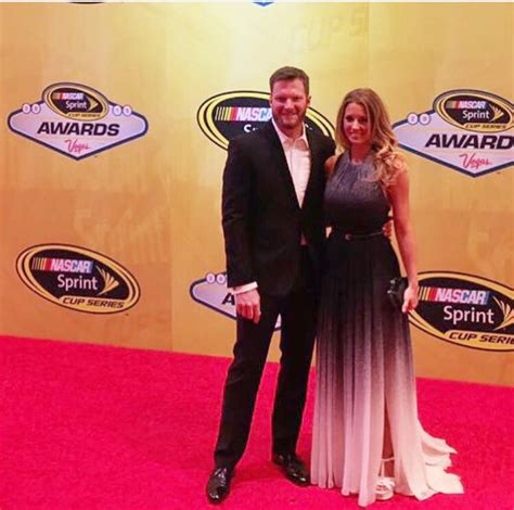 Montoya and stewart almost hug it out. Dale Jr and Amy at the 2015 NASCAR awards | Nascar banquet ...