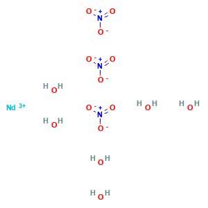 CAS No 16454 60 7 Neodymium 3 Trinitrate Hexahydrate