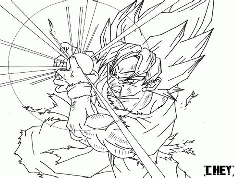 Goku Kamehameha Coloring Pages Goku Desenho Desenhos Dragonball