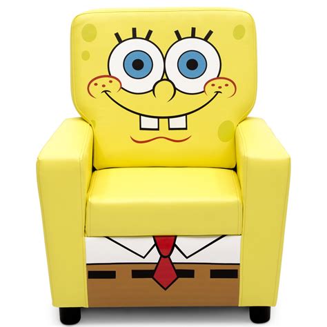 Nickelodeon Spongebob Squarepants High Back Upholstered Chair Walmart