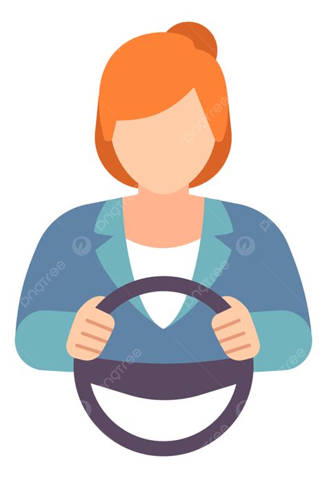 Woman Driver Clipart Transparent Png Hd Driver Icon Avatar Woman Drive