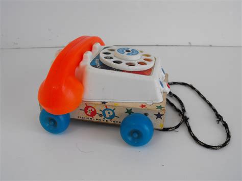 Vintage Fisher Price Chatter Telephone 1961 Inv2016 Etsy