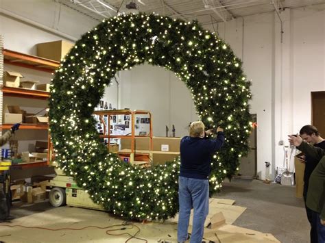 With wegmans being one of the most popular and beloved grocery chains in the united states—in fact, it's repeatedly snagged the #1 spot on the harris poll—many ready to shop your entire thanksgiving dinner at wegmans? Wow - A Giant 12ft Wreath!