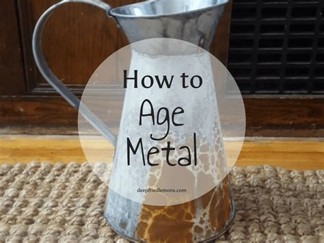 [clicktotweet tweet=learn how to age galvanized metal quickly to make these rustic farmhouse herb check out how they turned out…i love how they look on my kitchen windowsill. How to Age Galvanized Metal!! | Galvanized metal, Aging ...