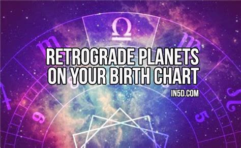 Retrograde Planets On Your Birth Chart Retrograde Planets Birth