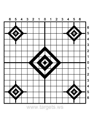 Print your own sight-in shooting targets