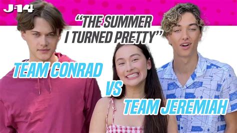 The Summer I Turned Pretty Stars Reveal If Theyre Team Conrad Or