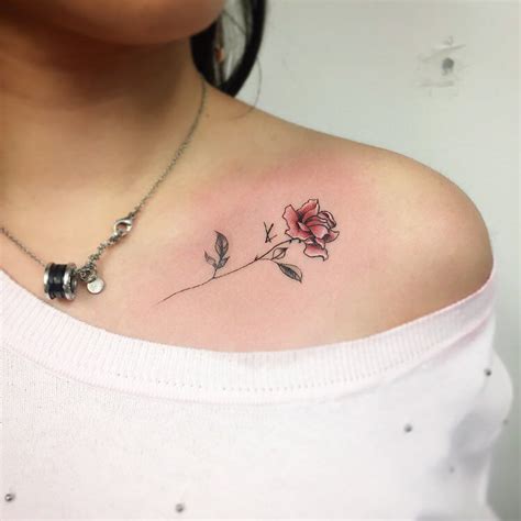 The rose tattoo has a great aesthetic value as well. Pin en Tattoo inspirations
