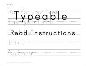 They have been rewritten to use sweeping lines instead of static fonts. 16 Best Images of Create Blank Handwriting Worksheets ...