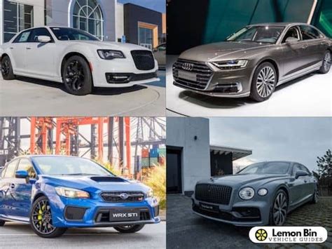 18 Types Of Sedans Explained With Photos Lemon Bin Vehicle Guides