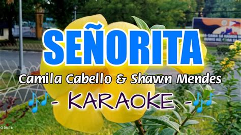 Señorita By Camila Cabello And Shawn Mendes Karaoke Youtube