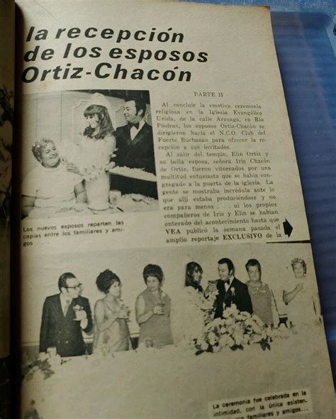 Iris Chacón Revista Vea de Puerto Rico Abril 1970 Puerto Rico