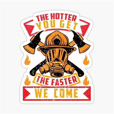 Funny Firefighter Stickers Redbubble