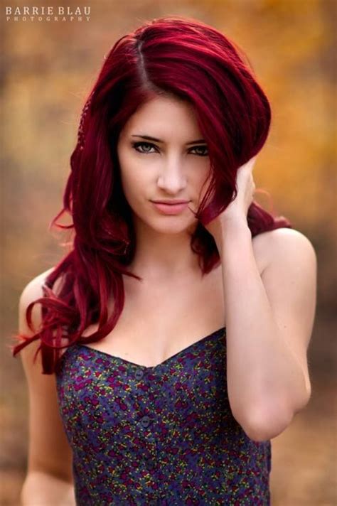 Ravishing Ruby RED HAIRED VIXENS Dark Red Hair Color Hair Styles