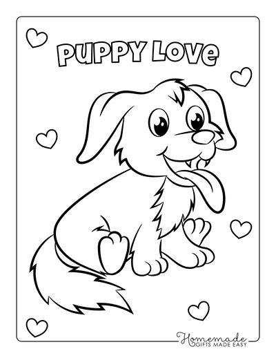 Free Dog Coloring Pages For Kids And Adults