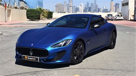 Maserati GranTurismo Blue Matt Wrap WrapStyle