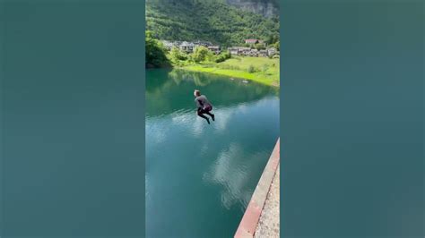 Cliff Jumping Corlo Double Gainer 11 Meters Youtube