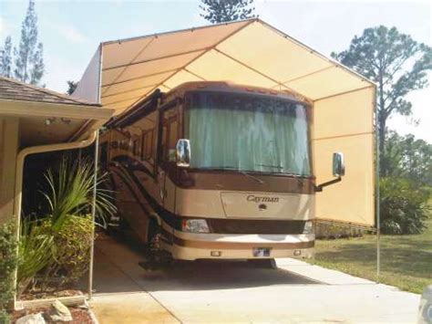Carports 6m x6m carport kits gazebo canopy tent cover metal garden shed green do you lack garage space at your house? Rv Canopy Covers & Our RV Awning Protector Can Easily Be ...