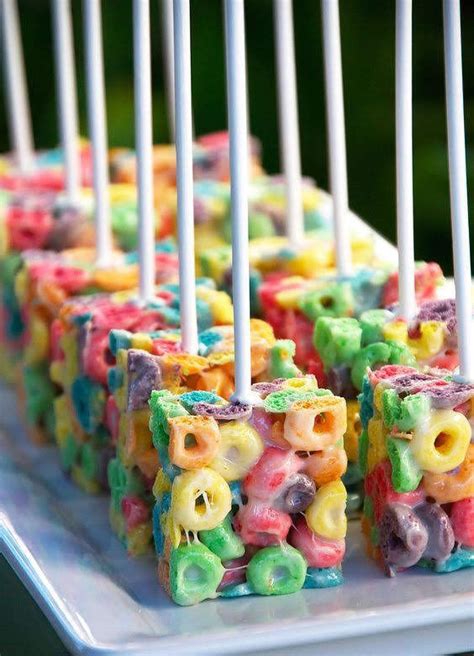 Pin De Elizabeth Cruañas En Rainbow Birthday Party Bocadillos Para