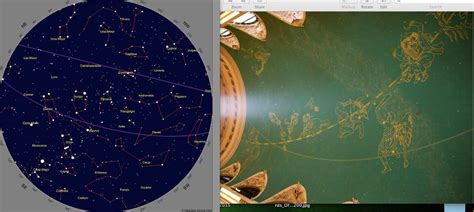Mediterranean Sky In Winter Star Chart Compared To The Sky On The