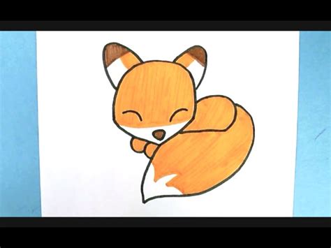 How To Draw A Cute Fox Easy