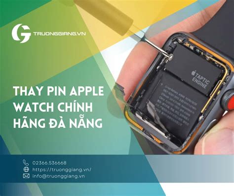 Thay Pin Apple Watch Chính Hãng Giá Rẻ Tại Đà Nẵng