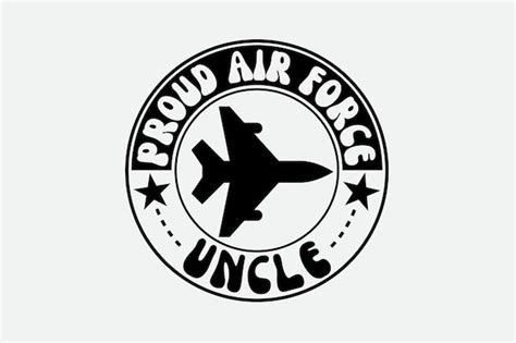 Uma Imagem Preto E Branco De Um Logotipo Da Força Aérea Dos Estados
