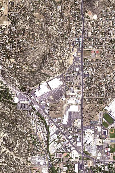 Prescott Arizona Satellite Poster Map