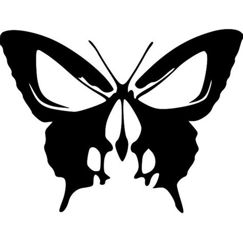 Gothic Moth Stencil Re Usable 10 X 775 Inch Etsy Skull Stencil