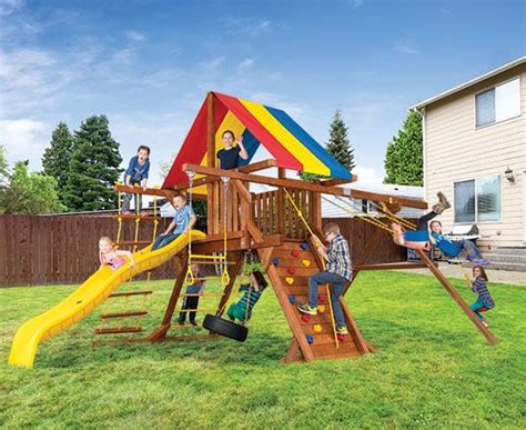 Our Best Selling Swing Sets Rainbow Play Systems