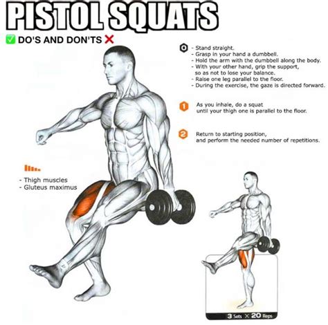 How To Do Pistol Squats Technique Benefits Exercises Guide